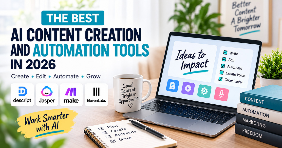 Best AI content creation and automation tools in 2026